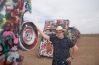 Cadillac Ranch, Amarillo, Teksas, USA, Marzec 2008